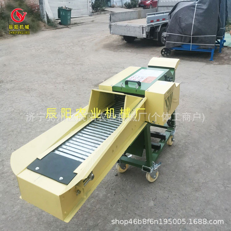 养殖专用玉米秸秆牧草粉碎揉丝机电动干湿两用家用铡草揉丝机批发