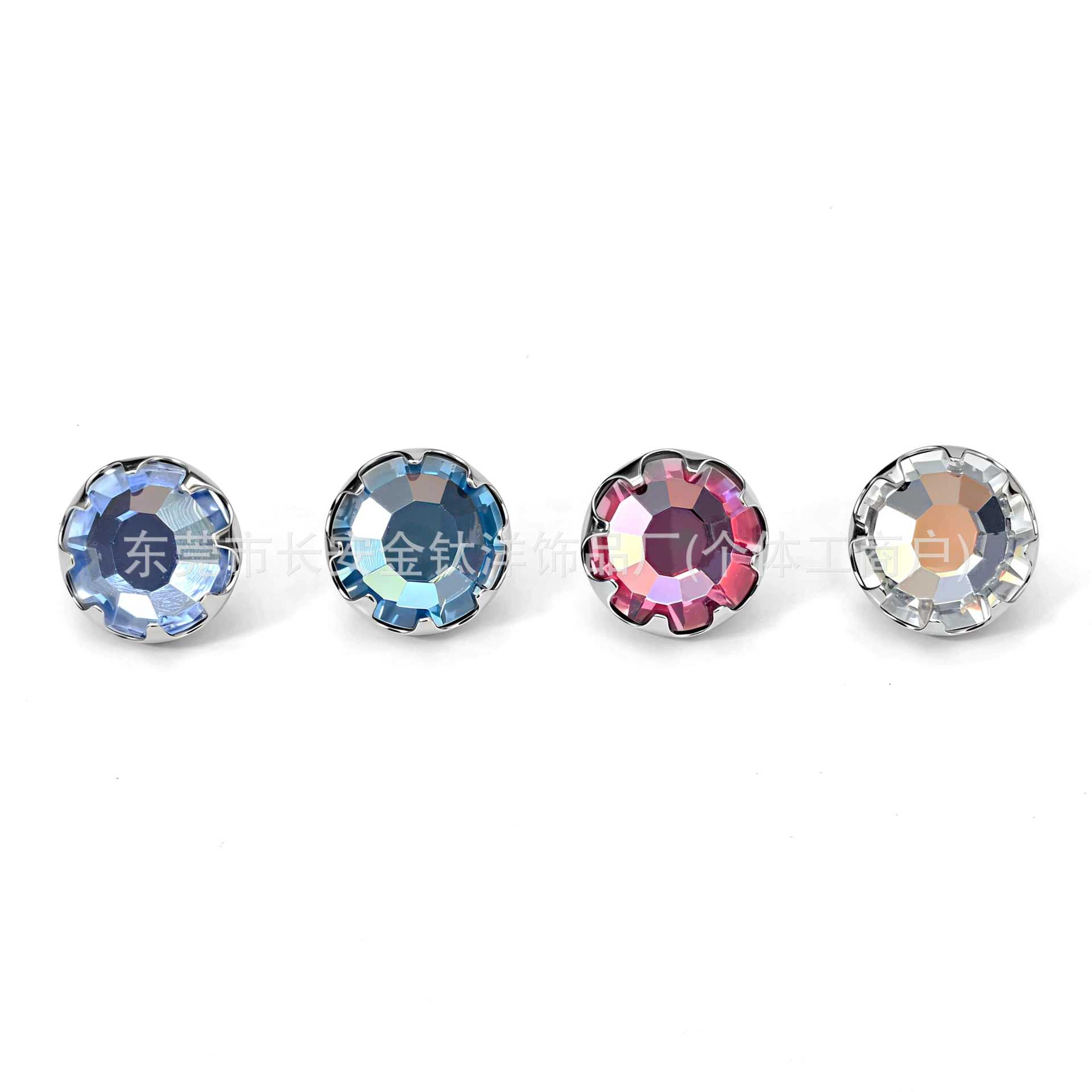 Pointed titanium steel lip stud product view