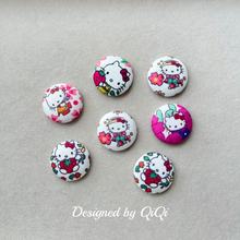 复古古早港风KT包布纽扣配件 发夹手机壳箱包鞋袜服装辅料DIY饰品