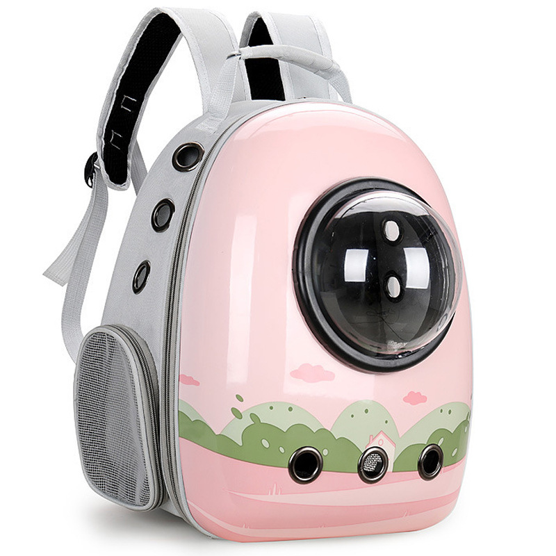 -빠른 배송 가능 - 업그레이드된 측면 개방형 대용량 우주 캡슐 - 핑크 마운틴 애쉬(12홀 + 네트)