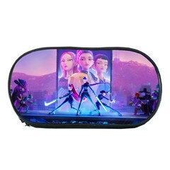 新品印花猎魔女团K-POP笔袋卡通文具袋Huntrix Kpop小学生多功能