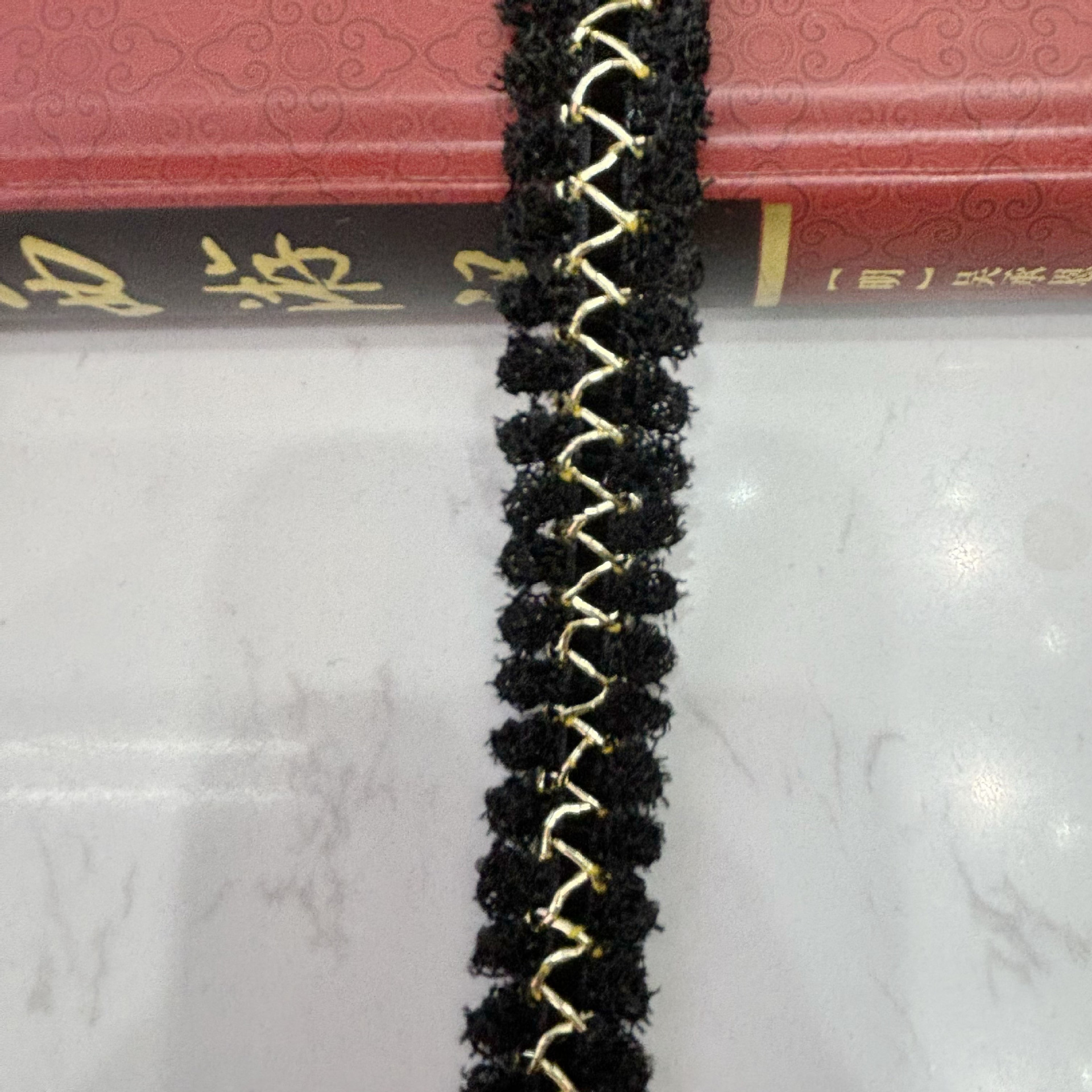 En stock Ventas Directas Chanel estilo de encaje de lana Cruz ciempiés accesorios de encaje de lana ropa para niños Hanfu Accesorios