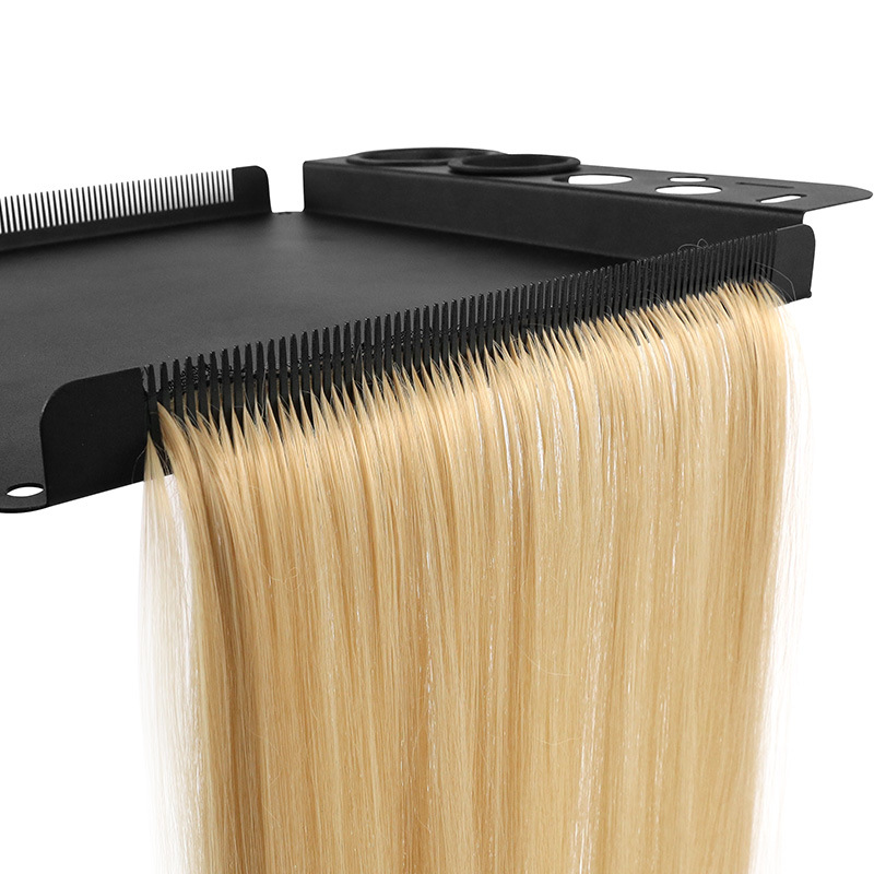 Extensión de pelo de salón de acero inoxidable y estante de teñido ajustable peluca pieza de pelo herramienta de almacenamiento coche peluquería profesional carrito de pelo