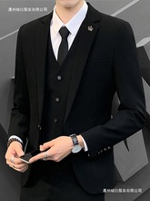休闲西装套装男士新郎结婚韩版潮流商务正装修身痞帅气小西服外套