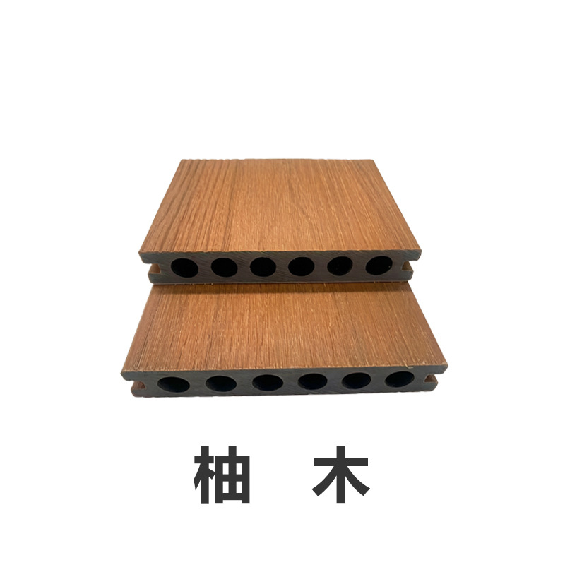 Piso de Madera Plástica Coextruida para Exterior Impermeable y Antideslizante para Patio y Terraza
