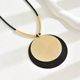 European and American Cross-border Round Necklace Women's High-end Light Luxury Fashion New Pendant Necklace Valentine's Day for Girlfriend