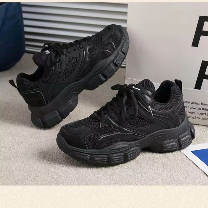 Demi-season trend casual retro high quality sneakers platform