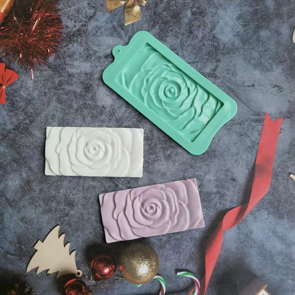 Акриловая силиконовая форма содержит розу, 3D, DIY