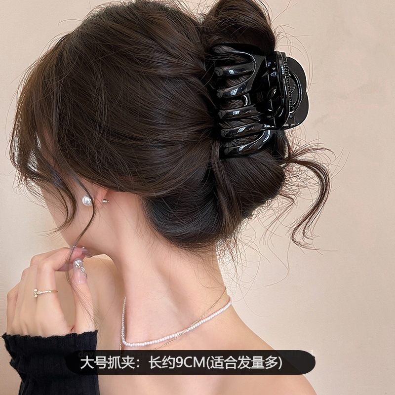 巨能掴み ~ かぼちゃ掴み大発量サメ挟み2025新型高級感冬髪挟み女後頭部|undefined