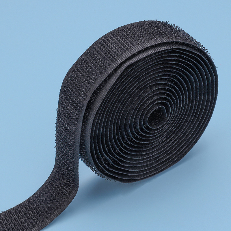 Velcro de color al por mayor 2cm de ancho gancho texturizado sin adhesivo de espalda pegatina madre ropa de bebé zapatos y sombreros pegados hebilla