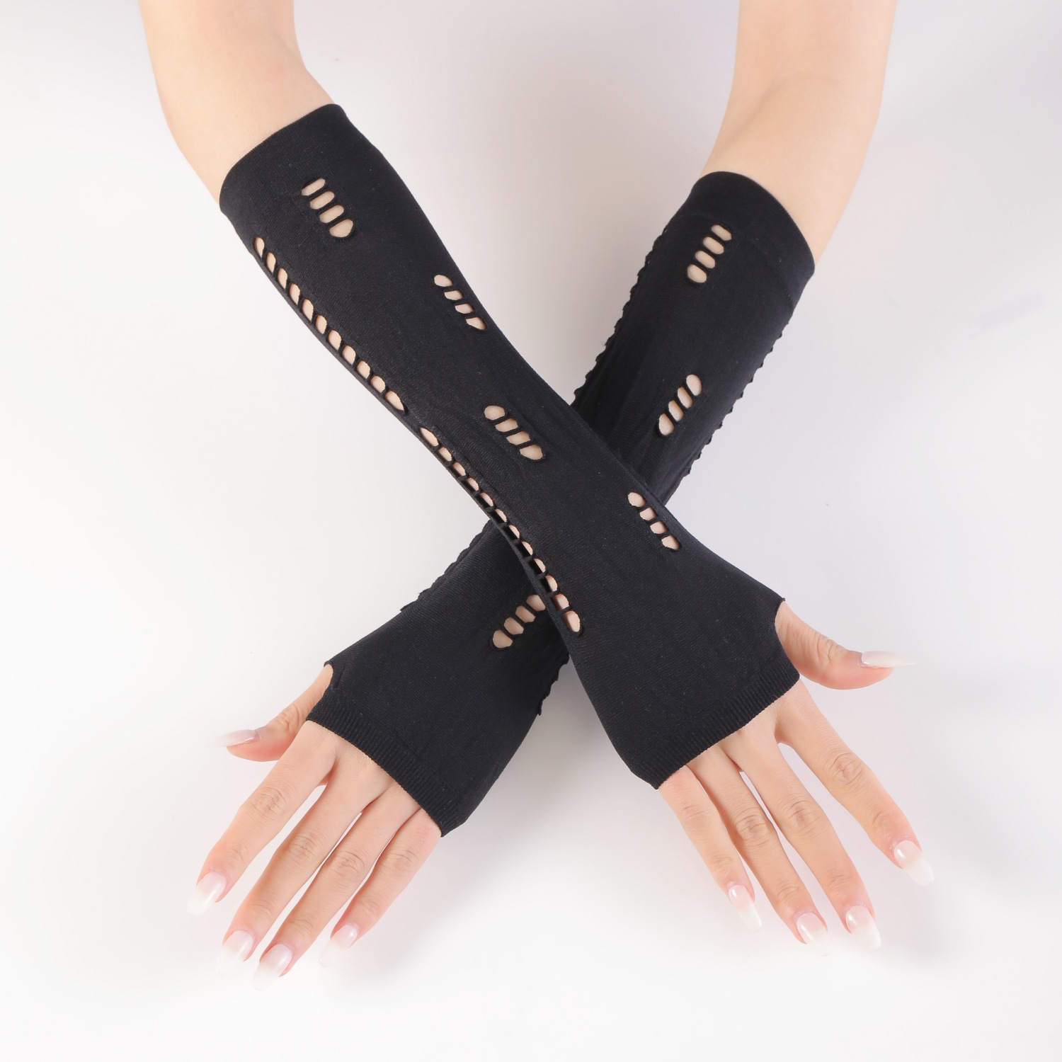 Fingerless Gloves For Sun Protection Fashionable Summer Style_voghion.com