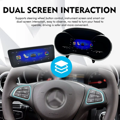 automobile instrument: full LCD instrument