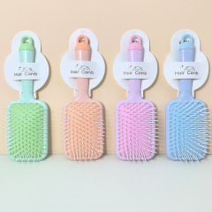 新商品のキャンディー色のエアクッションの美容櫛の女の子の携帯用の大きいサイズの櫛のマッサージのエアクッションの櫛の頭の皮のマッサージのエアバッグ