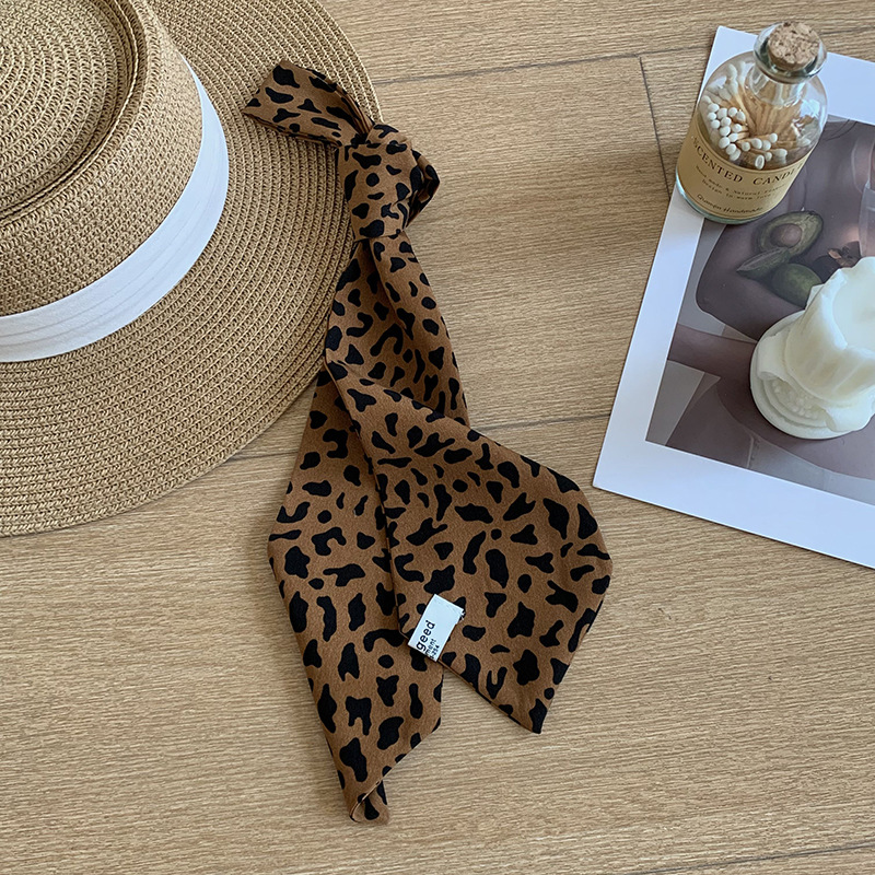 Estampado de leopardo color café