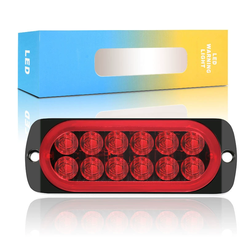 Новый универсальный мотоцикл 12LED 12 В-24 В/автомобиль/прицеп/грузовик/пикап с высоким тормозом задний фонарь