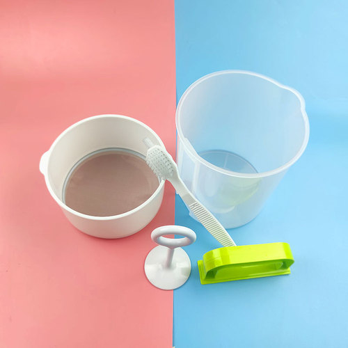 Wholesale 1.5L soy milk cup + filter + mixing handle + brush soy milk machine 80 mesh soy milk filter five-piece set