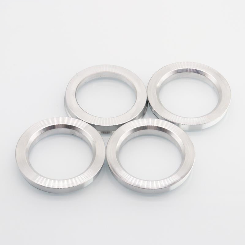Car Wheel Hub Center Ring Aluminum Alloy Wheel Hub Center Ring Wheel Hub Reduction Ring Reduction Sleeve (Set of Four)