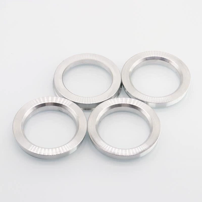 Car Wheel Hub Center Ring Aluminum Alloy Wheel Hub Center Ring Wheel Hub Reduction Ring Reduction Sleeve (Set of Four)