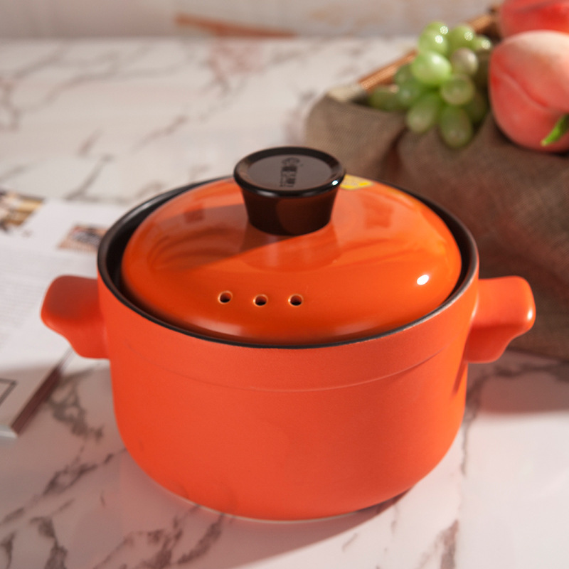 Jingdezhen ceramic casserole health pot large capacity high temperature resistant soup pot soup pot stew casserole porcelain pot heat resistant pot