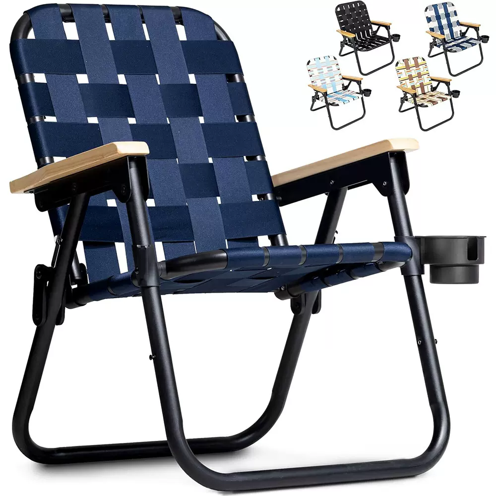 科捷野餐折叠椅定制可折叠露营椅便携休闲沙滩椅户外露营沙滩椅