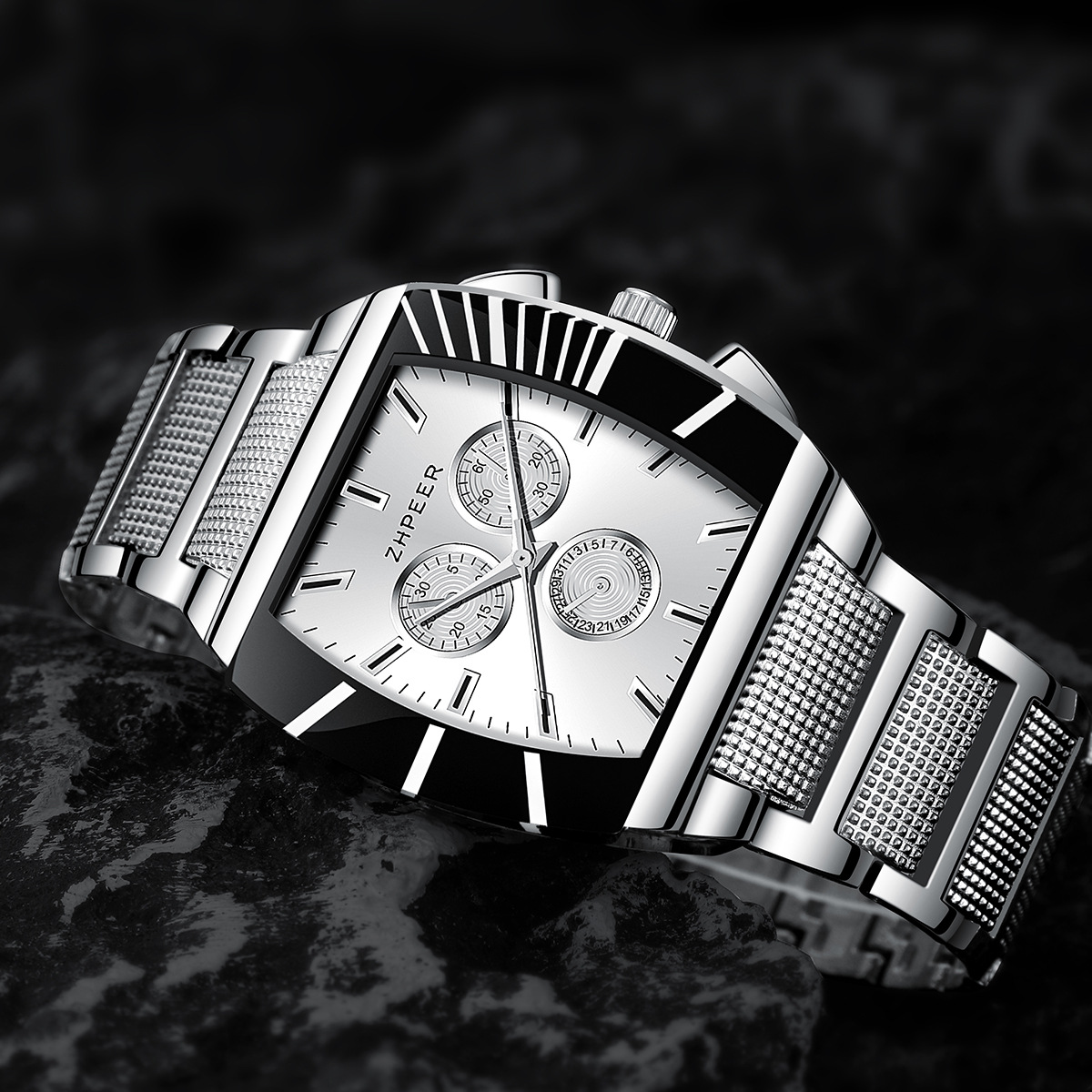 Neue Herren Quarzuhr Business Herrenuhr Freizeit Student Uhr Set mit Armband Geschenke Uhr_voghion.com