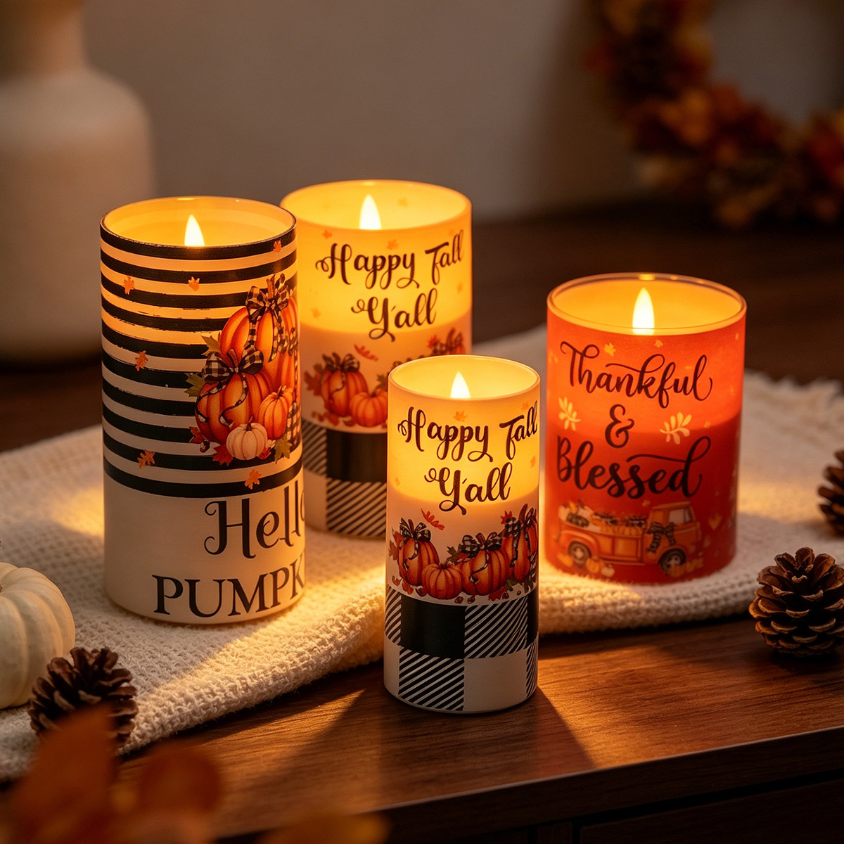 LED velas electrónicas concierto de velas decoración guión matar la luz de la atmósfera luz de la noche de Navidad vela de control remoto