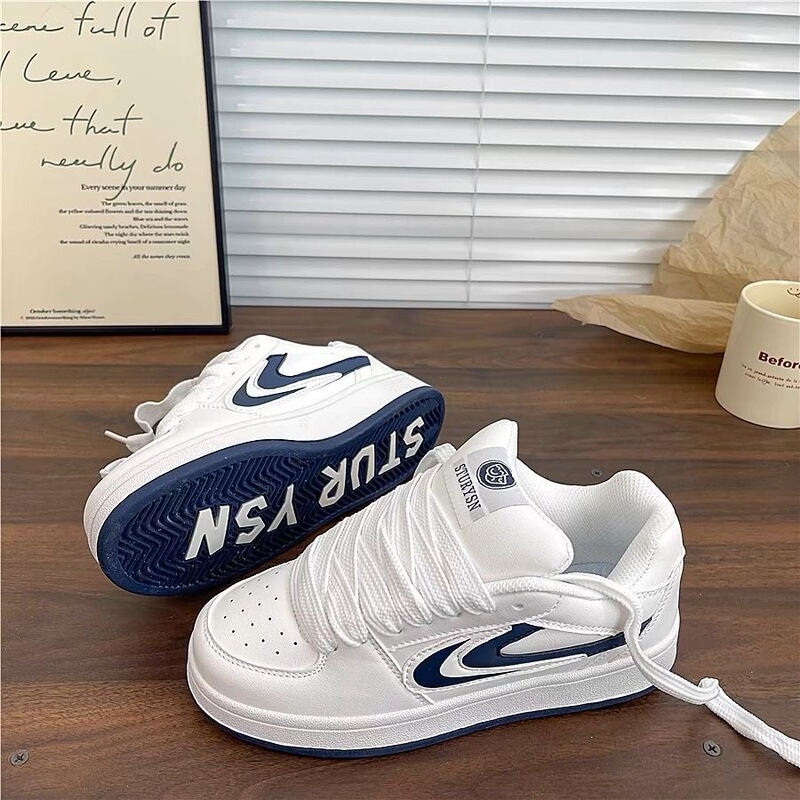 2025 Autumn New Youth Korean Style Girly Heart Bread Shoes Ins Trend Student Versatile Casual Sneakers White Shoes 2025 Autumn New Youth Korean Style Girly Heart Bread Shoes Ins Trend Student Versatile Casual Sneakers White Shoes