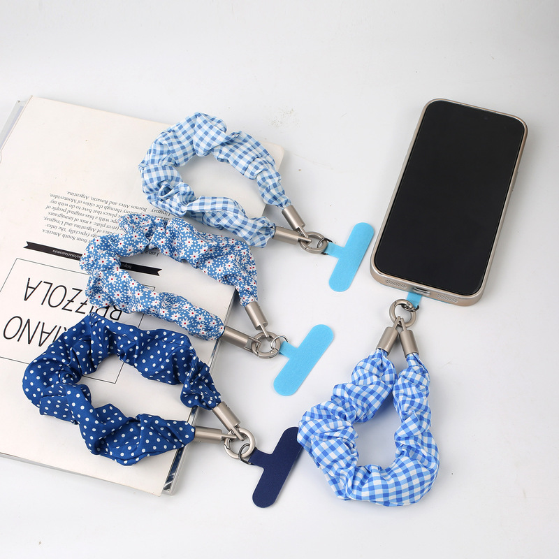 High-End Fashion Phone Lanyard, Short Handmade Phone Wrist Strap, Anti-Loss Phone Chain, Hair Tie Phone Strap