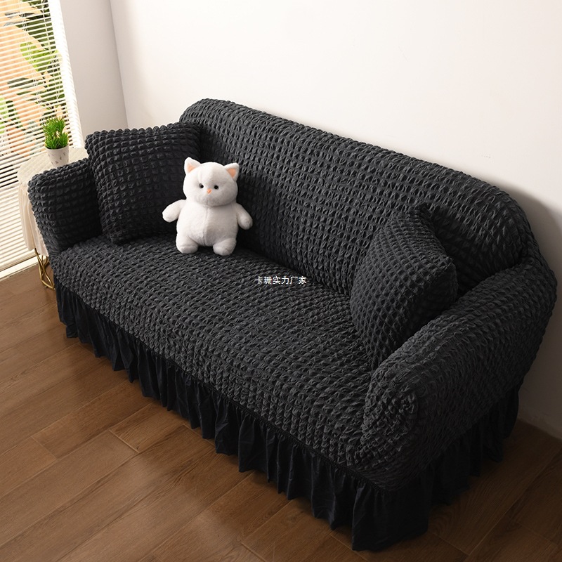 Funda de sofá de estilo europeo, todo incluido, esvástica, nueva cubierta de sofá elástica perezosa universal de cuatro estaciones, cubierta de polvo de sofá doméstico