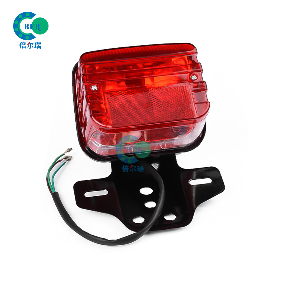 Motocicleta CG general luz trasera LED soporte de luz trasera de alta calidad modificación conjunto de luz trasera