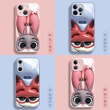 大头兔子适用苹果17promax手机壳新款Iphone16玻璃高级感15网红款