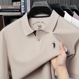 Хлопковая летняя футболка polo, пони, вышивка, короткий рукав, с вышивкой