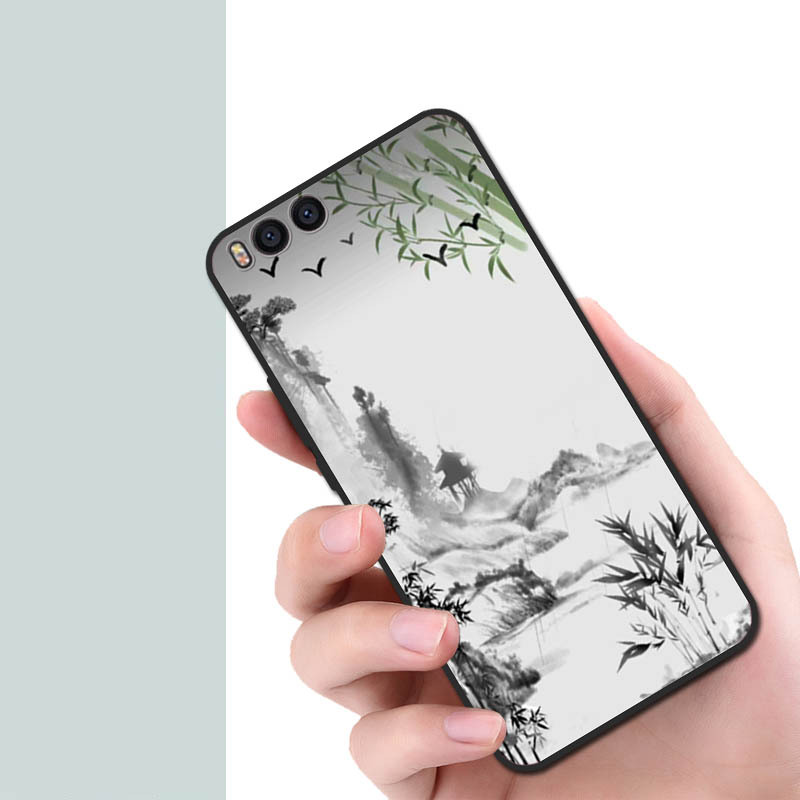 Landscape painting [full edge frosted soft shell]]