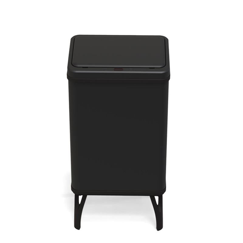 Bote de basura de inducción inteligente ensamblado 30L/40L/50L/60L Bote de basura de gran capacidad ensamblado con tapa alta