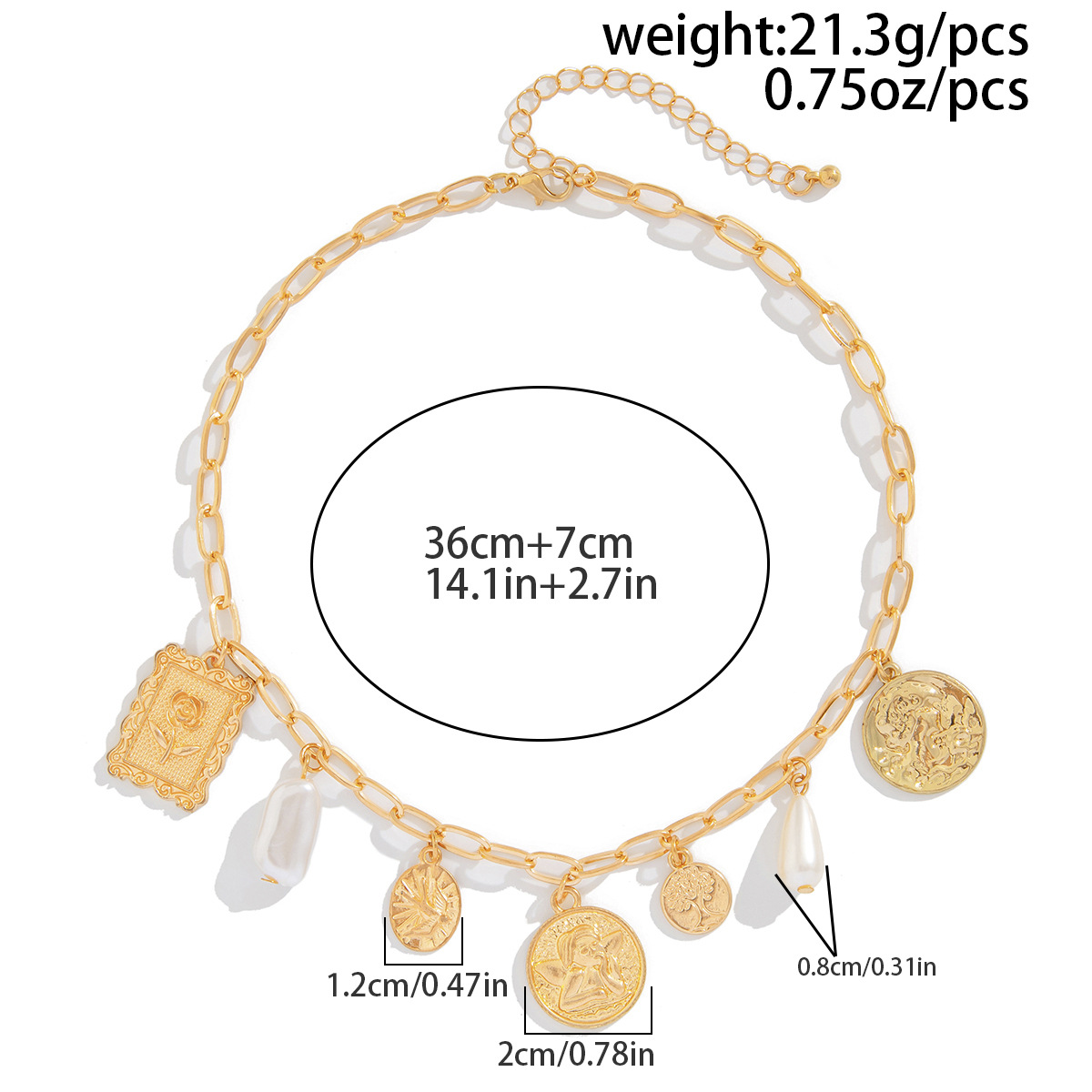 25g Weight Imitation Pearl, Alloy Pendant Material Necklace Classification Alloy, Iron Chain Material 1 Piece Quantity Holiday, Beach, Tea Party Occasion Imitation Pearl, Iron, Zinc alloy Material Starfish, Anchor, Bow Knot Pattern Women's Gender Tassel, Plating Design Hawaiian, Vacation, Marine Style Style Hawaiian Vacation Marine Style Starfish Anchor Bow Knot Imitation Pearl Iron Zinc Alloy Wholesale Necklace 16