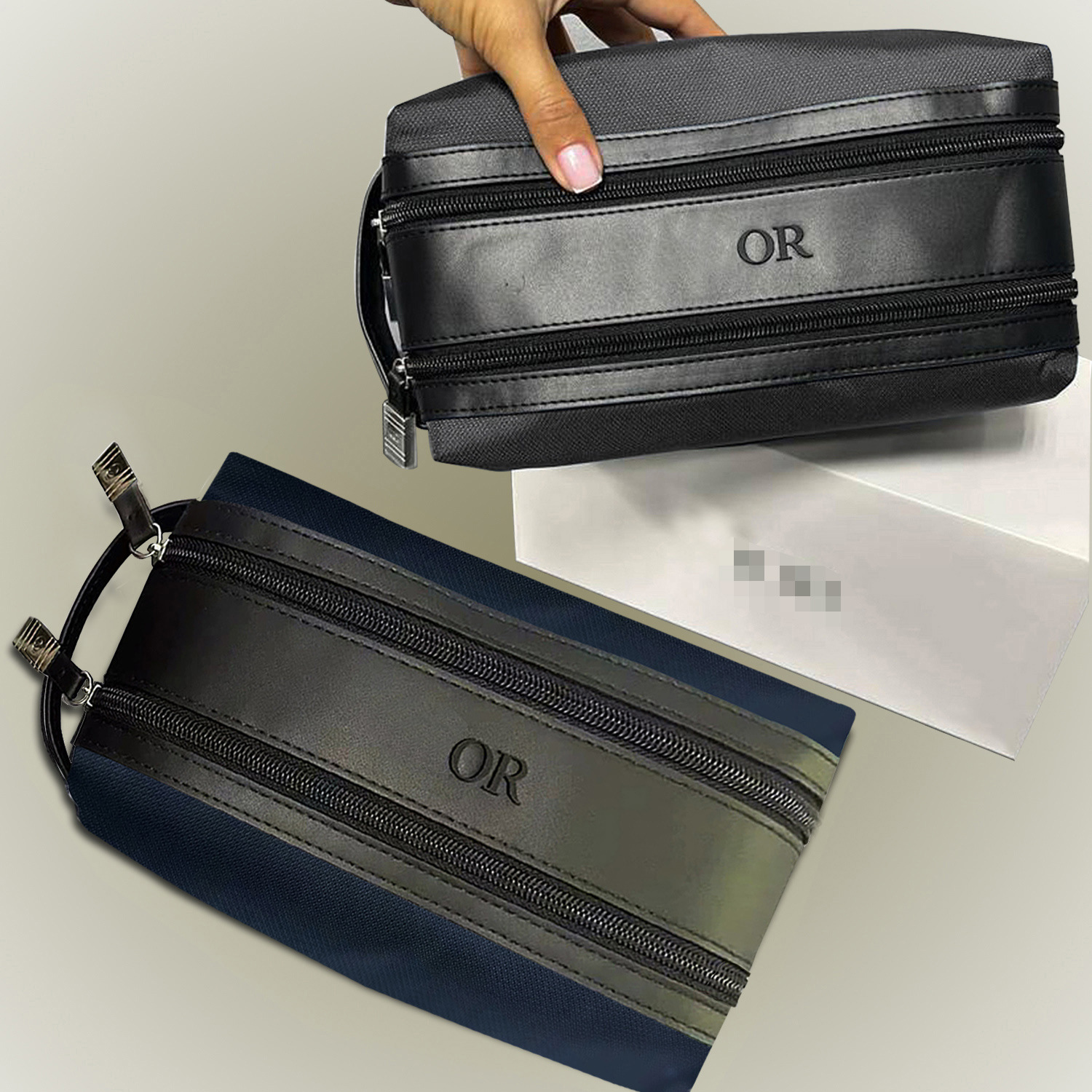 新しい化粧品バッグ、国内向けピンクのスペースコットン、超柔らかさ、ポータブル、高級ハンドバッグ、化粧品収納バッグ