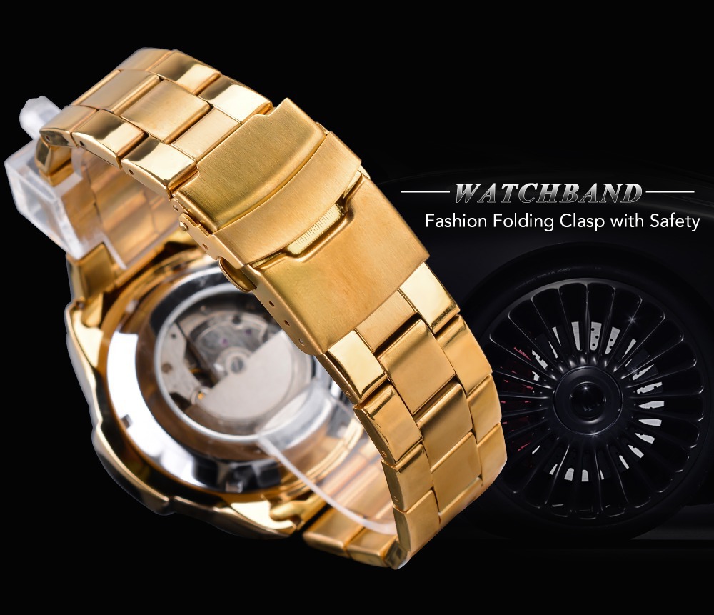 Men's Automatic Mechanical Watch With Multifunctional Dial Design_voghion.com