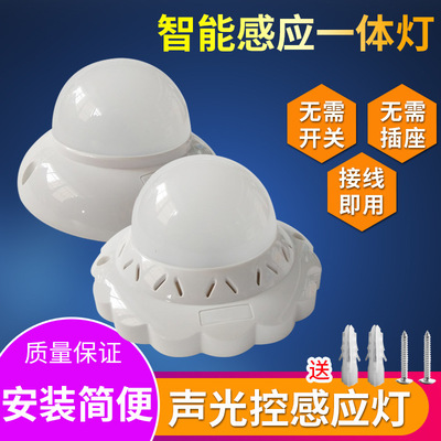 LED Ceiling lamp human body Induction microwave Balcony Lamp radar Sound and light control Corridor stairs Corridor Garage lighting