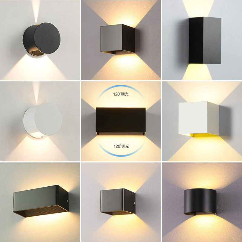 Modern Minimalist Outdoor Waterproof Led Wall Lamp Hotel Courtyard Wall Corridor Corridor Living Room Bedroom Bedside Wall Lamp