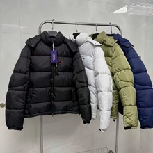 跨境外贸爆款小红马可拆卸帽子加厚保暖经典款款男士羽绒服外套