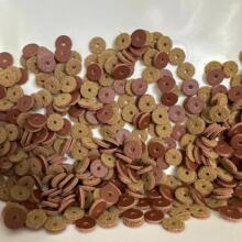 新款天然牛皮隔片头层垫片文玩手串配饰DIY金刚星月佛珠圆片垫片