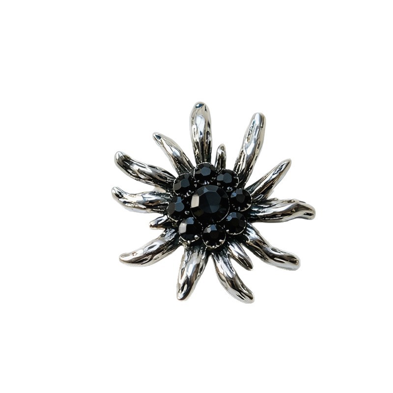 Edelweiss broche voor dames luxe accessoire van hoge kwaliteit_voghion.com