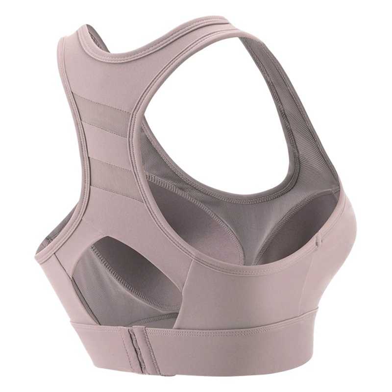 Высокая интенсивность спортивного нижнего белья женский ударопрочный бег фитнес-один фиксированный кубок LULU большой груди анти-провисание бюстгальтер