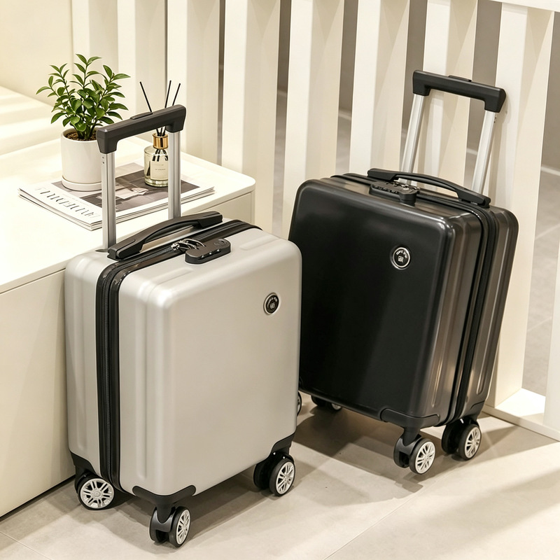 Spring and Autumn Airlines Boarding Suitcase 14inch Small Suitcase 16inch Lightweight Travel Trolley Case Password Box Free of Check-In Spring and Autumn Airlines Boarding Suitcase 14inch Small Suitcase 16inch Lightweight Travel Trolley Case Password Box Free of Check-In