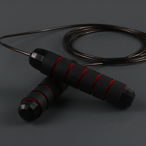 Weight-bearing skipping rope steel wire professional fitness exercise fat burning training for adults men and women students special for high school entrance examination