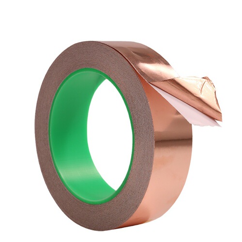 3J double conductive copper foil tape pure copper double-sided conductive copper foil paper tape electronic shielding anti-interference single-sided tape