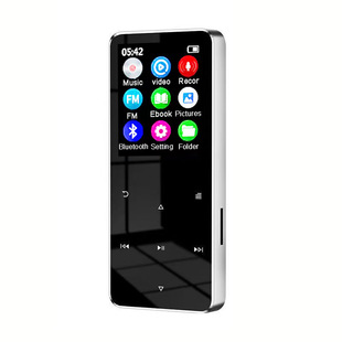 Mp4 Mp3 Bluetooth Sports Music Player with Fm Playback 1.8inch Screen Card Slot Metal Mp4 Factory Wholesale