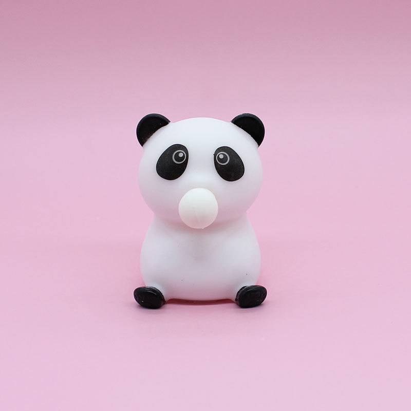 Descompresión burbuja soplando cerdo lindo burbuja soplando squeeze pato descompresión ventilación juguete infantil cerdo burbuja soplando pellizco música