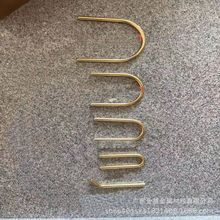 不锈钢棒黄铜棒折弯打孔焊接  铜铝管弯管加工 90度弯管拉弯加工