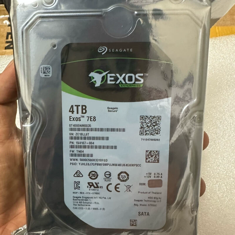 Жесткий диск 4T Galaxy 4TB EXOS 7E8, предприятие-класс ST4000NM0035